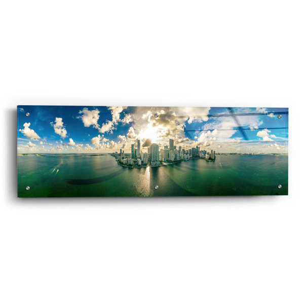 Latitude Run® Florida Downtown Miami by Unframed Print Wayfair